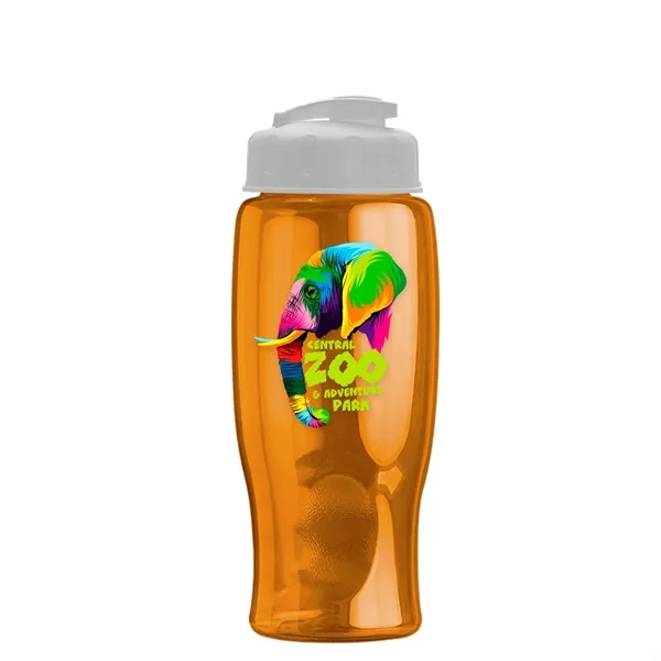 27 oz Transparent Sports Bottles with Flip Top Lid have a... from ASI 40480 Koozie Group