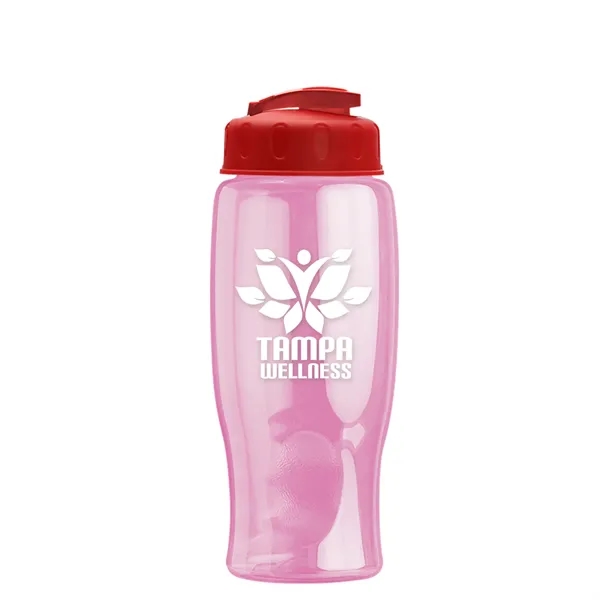 27 oz Transparent Sports Bottles with Flip Top Lid have a... from ASI 40480 Koozie Group