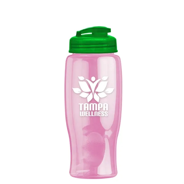 27 oz Transparent Sports Bottles with Flip Top Lid have a... from ASI 40480 Koozie Group