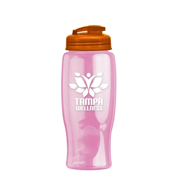 27 oz Transparent Sports Bottles with Flip Top Lid have a... from ASI 40480 Koozie Group