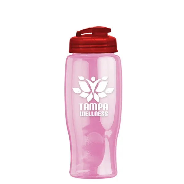 27 oz Transparent Sports Bottles with Flip Top Lid have a... from ASI 40480 Koozie Group