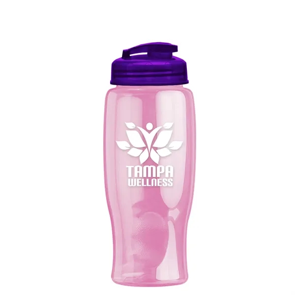 27 oz Transparent Sports Bottles with Flip Top Lid have a... from ASI 40480 Koozie Group