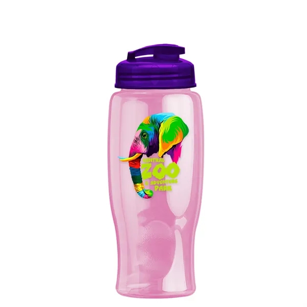 27 oz Transparent Sports Bottles with Flip Top Lid have a... from ASI 40480 Koozie Group