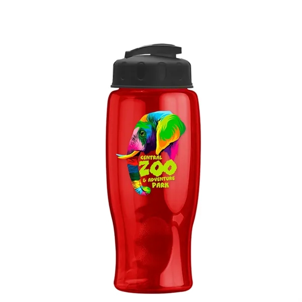27 oz Transparent Sports Bottles with Flip Top Lid have a... from ASI 40480 Koozie Group