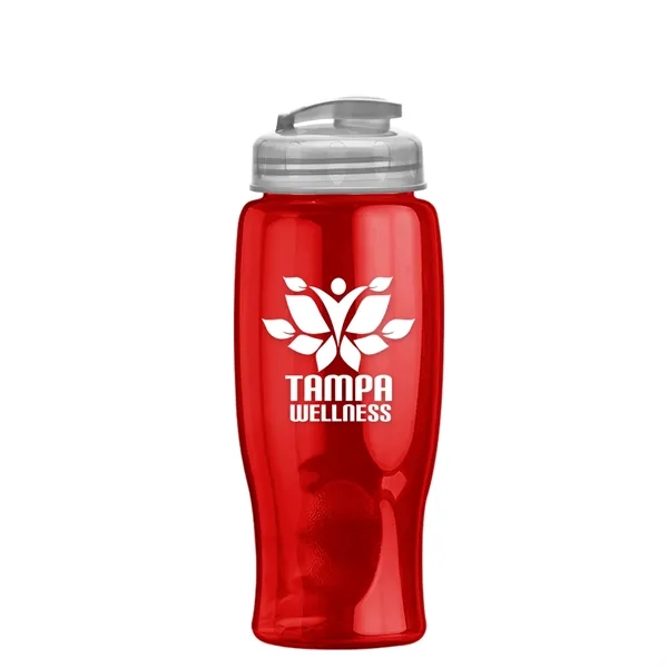 27 oz Transparent Sports Bottles with Flip Top Lid have a... from ASI 40480 Koozie Group
