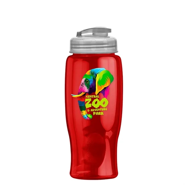 27 oz Transparent Sports Bottles with Flip Top Lid have a... from ASI 40480 Koozie Group