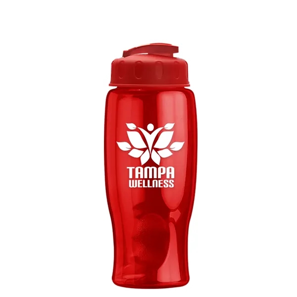 27 oz Transparent Sports Bottles with Flip Top Lid have a... from ASI 40480 Koozie Group