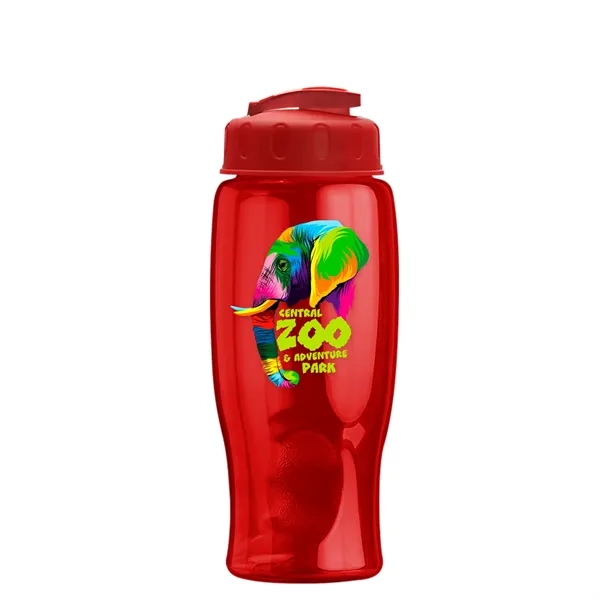 27 oz Transparent Sports Bottles with Flip Top Lid have a... from ASI 40480 Koozie Group