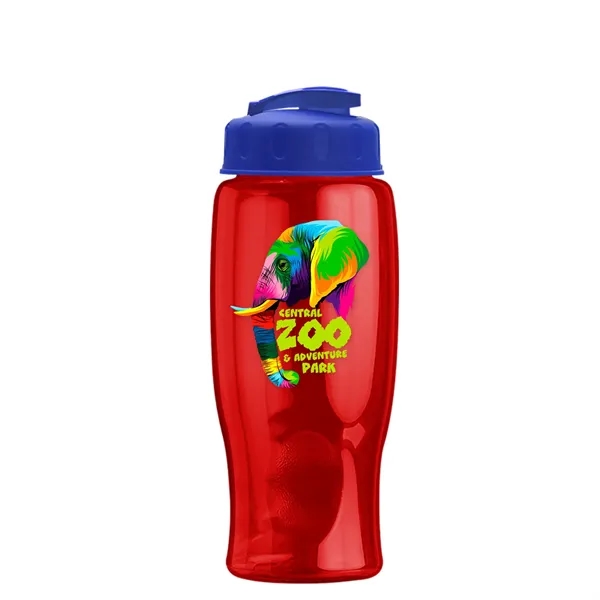 27 oz Transparent Sports Bottles with Flip Top Lid have a... from ASI 40480 Koozie Group