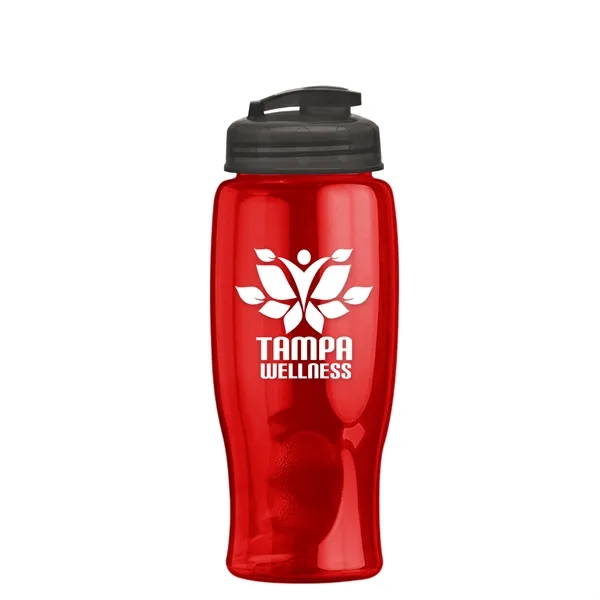 27 oz Transparent Sports Bottles with Flip Top Lid have a... from ASI 40480 Koozie Group