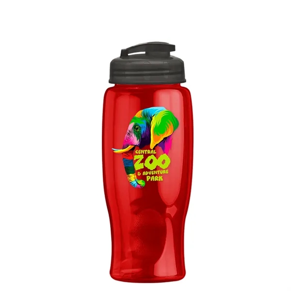 27 oz Transparent Sports Bottles with Flip Top Lid have a... from ASI 40480 Koozie Group