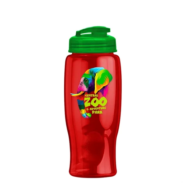 27 oz Transparent Sports Bottles with Flip Top Lid have a... from ASI 40480 Koozie Group