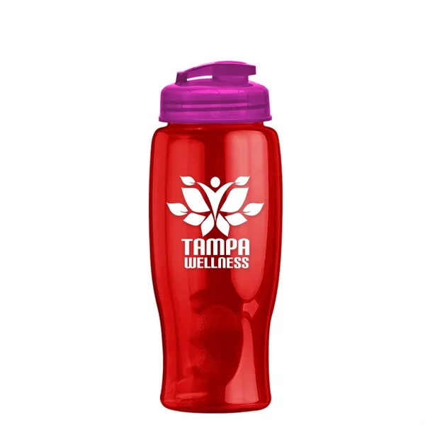 27 oz Transparent Sports Bottles with Flip Top Lid have a... from ASI 40480 Koozie Group