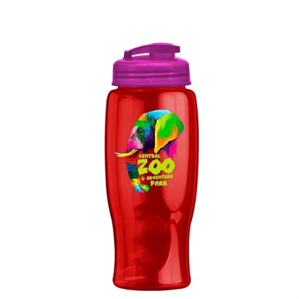 27 oz Transparent Sports Bottles with Flip Top Lid have a... from ASI 40480 Koozie Group