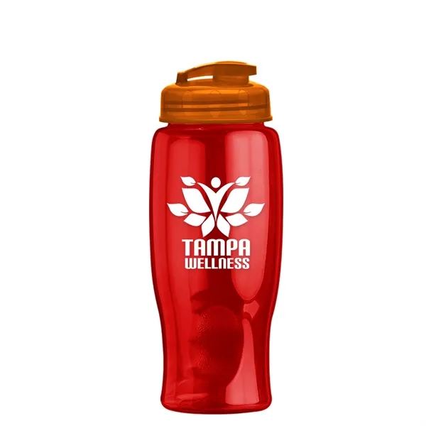 27 oz Transparent Sports Bottles with Flip Top Lid have a... from ASI 40480 Koozie Group