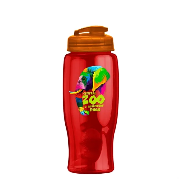 27 oz Transparent Sports Bottles with Flip Top Lid have a... from ASI 40480 Koozie Group