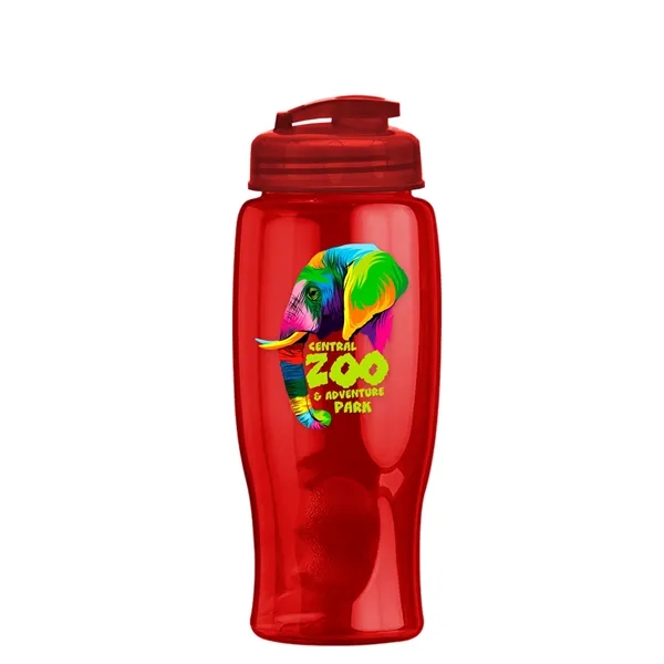 27 oz Transparent Sports Bottles with Flip Top Lid have a... from ASI 40480 Koozie Group