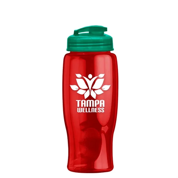 27 oz Transparent Sports Bottles with Flip Top Lid have a... from ASI 40480 Koozie Group