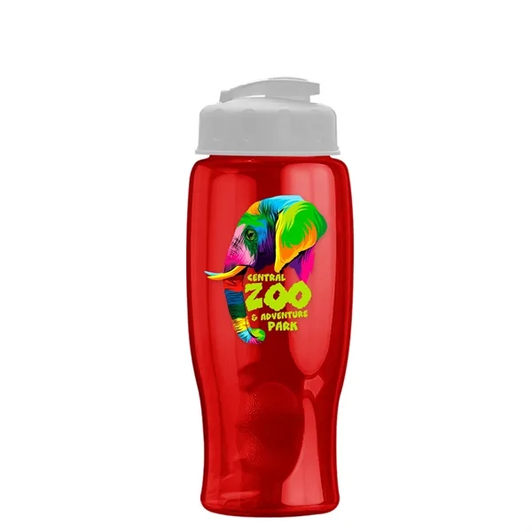 27 oz Transparent Sports Bottles with Flip Top Lid have a... from ASI 40480 Koozie Group