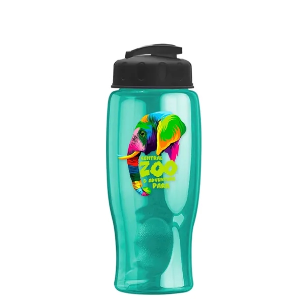 27 oz Transparent Sports Bottles with Flip Top Lid have a... from ASI 40480 Koozie Group