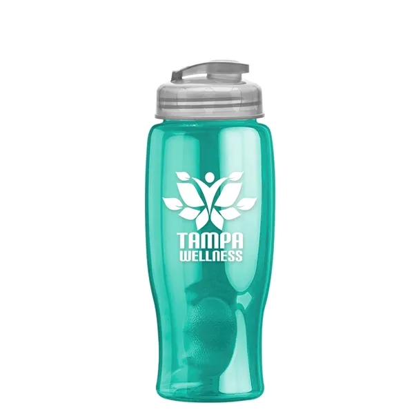 27 oz Transparent Sports Bottles with Flip Top Lid have a... from ASI 40480 Koozie Group