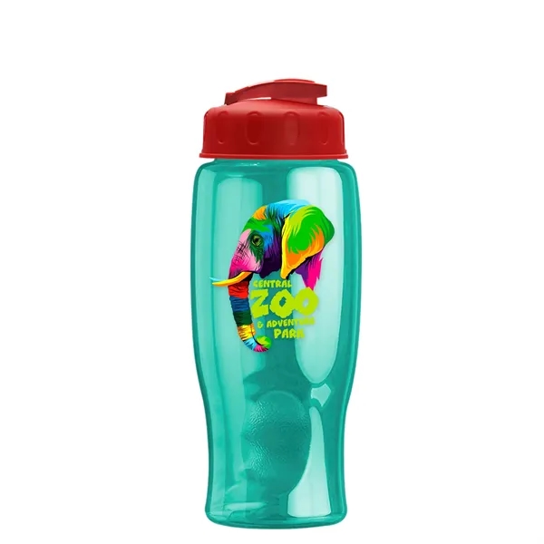 27 oz Transparent Sports Bottles with Flip Top Lid have a... from ASI 40480 Koozie Group