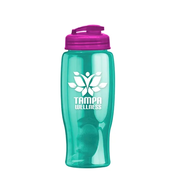 27 oz Transparent Sports Bottles with Flip Top Lid have a... from ASI 40480 Koozie Group