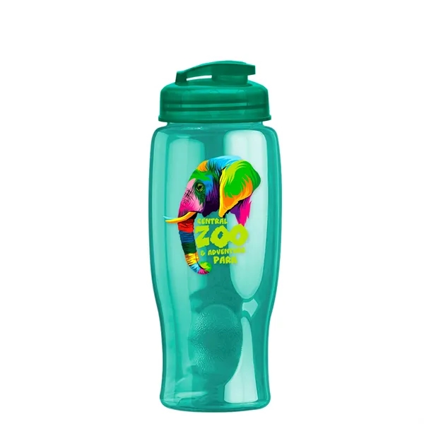 27 oz Transparent Sports Bottles with Flip Top Lid have a... from ASI 40480 Koozie Group