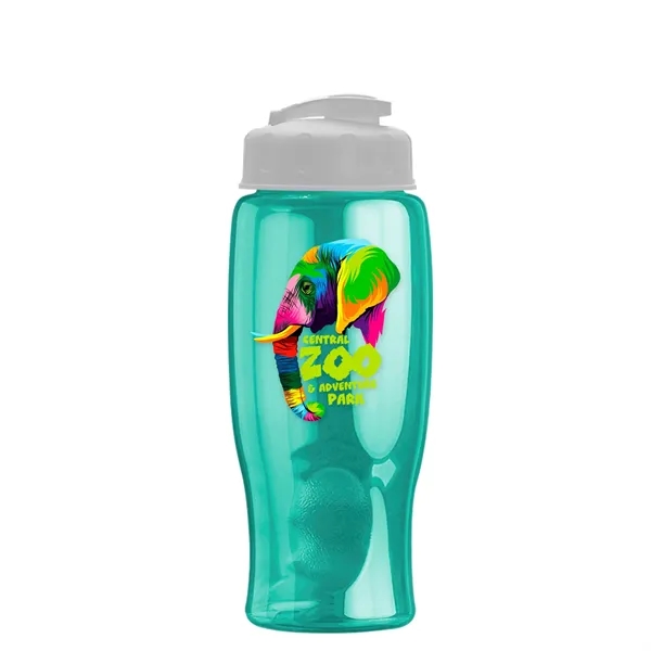 27 oz Transparent Sports Bottles with Flip Top Lid have a... from ASI 40480 Koozie Group