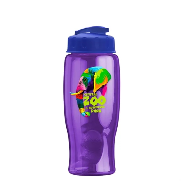 27 oz Transparent Sports Bottles with Flip Top Lid have a... from ASI 40480 Koozie Group