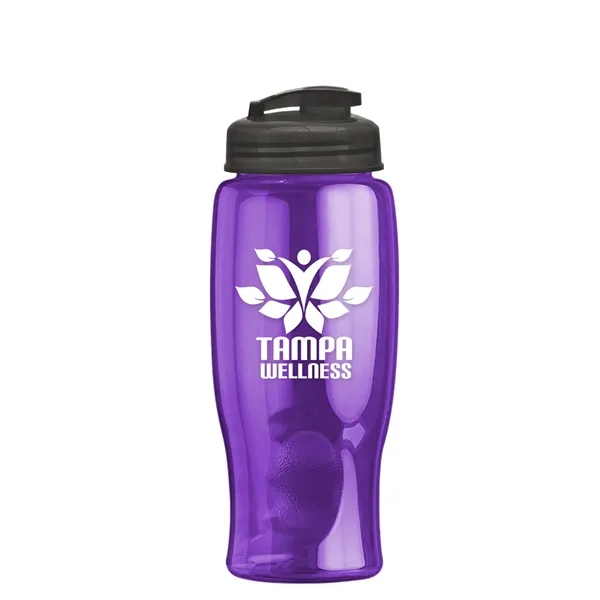27 oz Transparent Sports Bottles with Flip Top Lid have a... from ASI 40480 Koozie Group