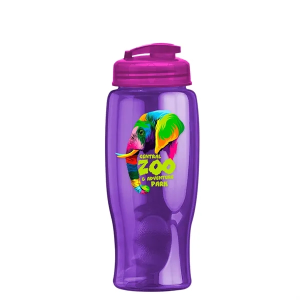 27 oz Transparent Sports Bottles with Flip Top Lid have a... from ASI 40480 Koozie Group