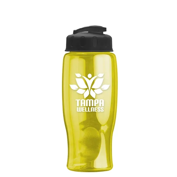27 oz Transparent Sports Bottles with Flip Top Lid have a... from ASI 40480 Koozie Group