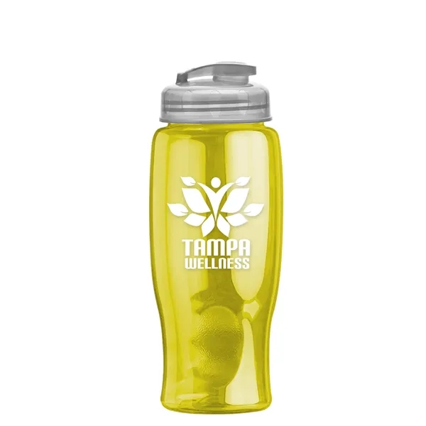 27 oz Transparent Sports Bottles with Flip Top Lid have a... from ASI 40480 Koozie Group