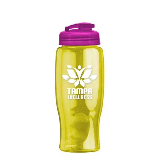 27 oz Transparent Sports Bottles with Flip Top Lid have a... from ASI 40480 Koozie Group