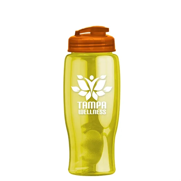 27 oz Transparent Sports Bottles with Flip Top Lid have a... from ASI 40480 Koozie Group