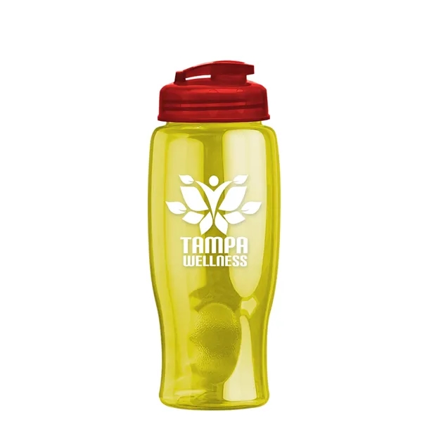 27 oz Transparent Sports Bottles with Flip Top Lid have a... from ASI 40480 Koozie Group