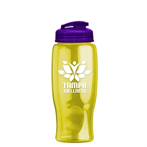 27 oz Transparent Sports Bottles with Flip Top Lid have a... from ASI 40480 Koozie Group