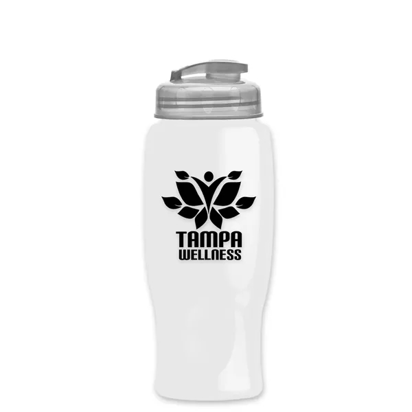 27 oz Transparent Sports Bottles with Flip Top Lid have a... from ASI 40480 Koozie Group