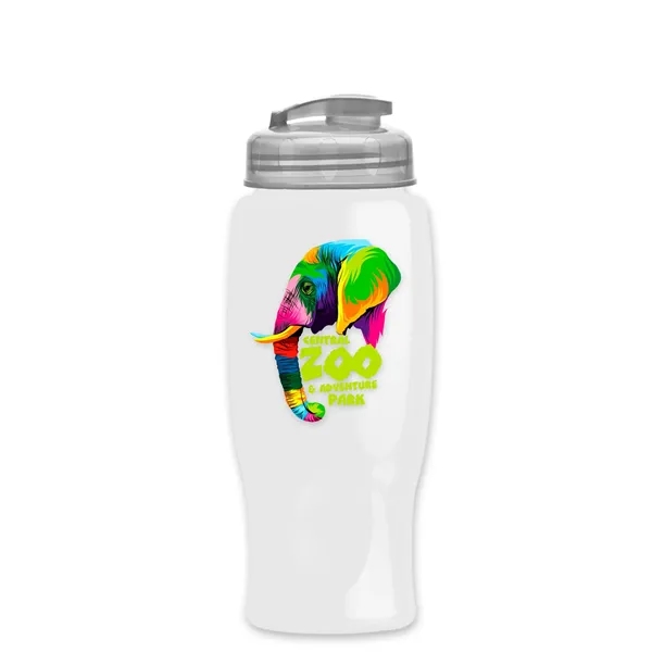 27 oz Transparent Sports Bottles with Flip Top Lid have a... from ASI 40480 Koozie Group