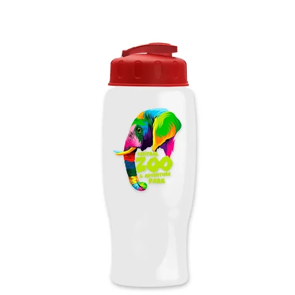 27 oz Transparent Sports Bottles with Flip Top Lid have a... from ASI 40480 Koozie Group