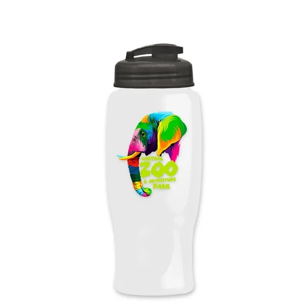 27 oz Transparent Sports Bottles with Flip Top Lid have a... from ASI 40480 Koozie Group