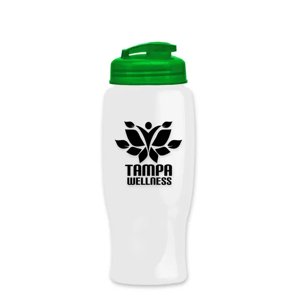 27 oz Transparent Sports Bottles with Flip Top Lid have a... from ASI 40480 Koozie Group
