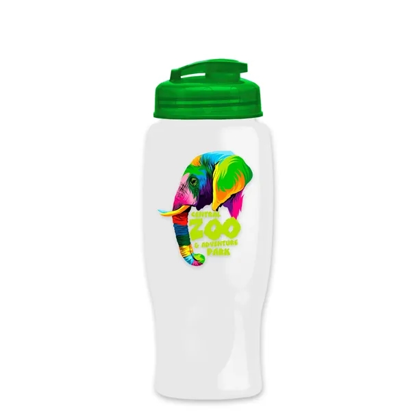 27 oz Transparent Sports Bottles with Flip Top Lid have a... from ASI 40480 Koozie Group