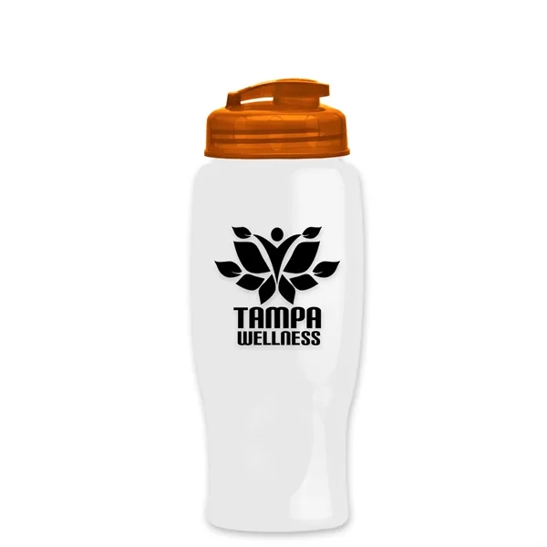 27 oz Transparent Sports Bottles with Flip Top Lid have a... from ASI 40480 Koozie Group