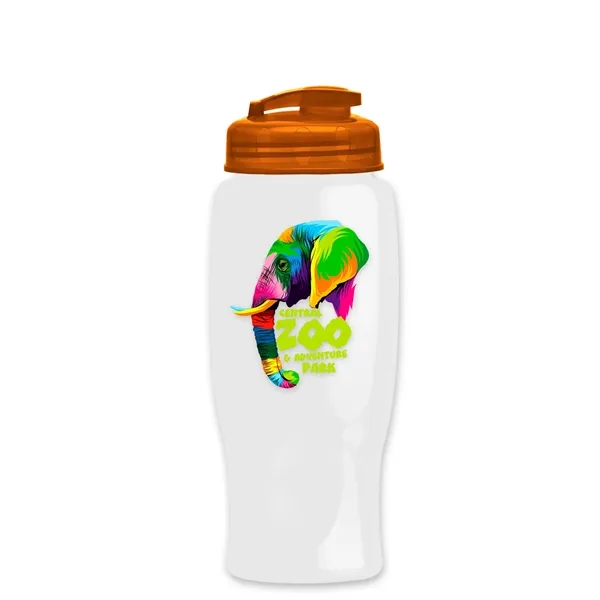 27 oz Transparent Sports Bottles with Flip Top Lid have a... from ASI 40480 Koozie Group