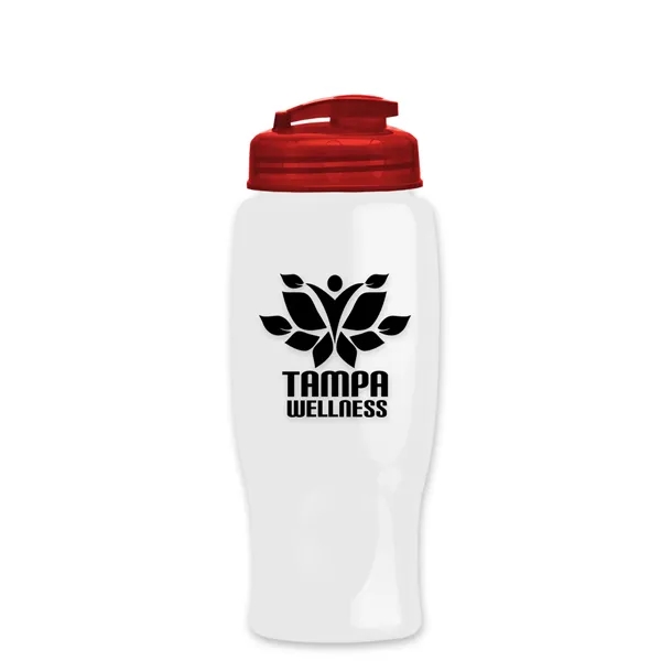 27 oz Transparent Sports Bottles with Flip Top Lid have a... from ASI 40480 Koozie Group
