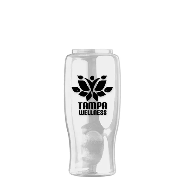 27 oz Transparent Sports Bottles with Flip Top Lid have a... from ASI 40480 Koozie Group