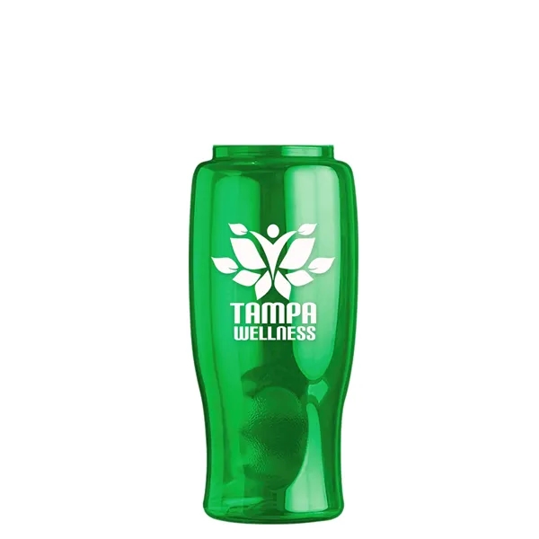 27 oz Transparent Sports Bottles with Flip Top Lid have a... from ASI 40480 Koozie Group