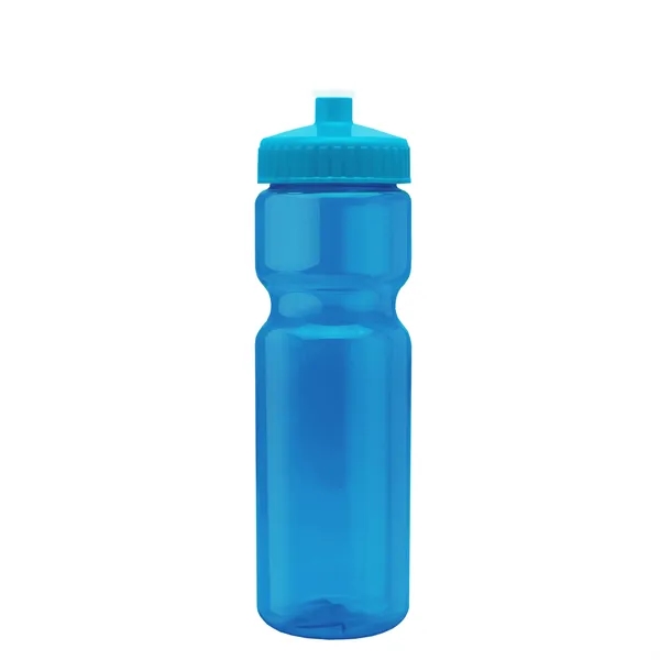 Transparent sports bottle, 28 oz., heavy wall design for multiple use.... from ASI 40480 Koozie Group